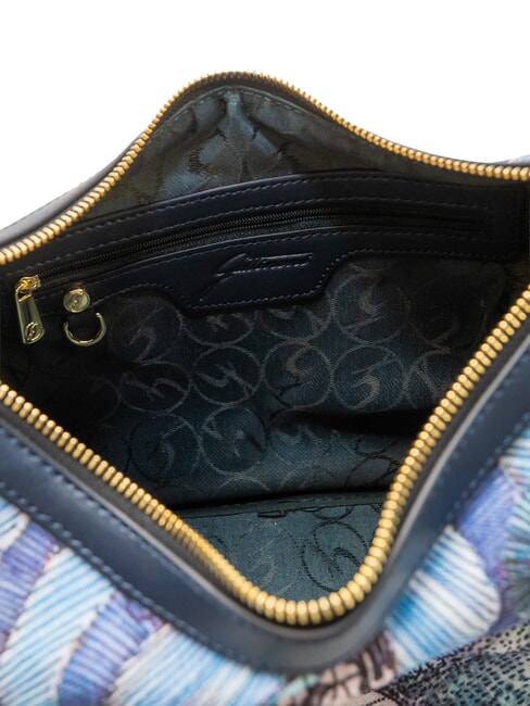 PLANETARIUM Bolso de hombro tipo hobo aguamarina/azul marino oscuro - Bolsos Mujer