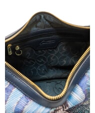 GATTINONI PLANETARIUM Bolso de hombro tipo hobo aguamarina/azul marino oscuro - Bolsos Mujer - 5
