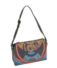 GATTINONI PLANETARIUM Bolso de hombro planeta.impresi&oacute;n negra - Bolsos Mujer - 2