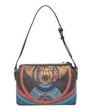 GATTINONI PLANETARIUM Bolso de hombro planeta.impresi&oacute;n negra - Bolsos Mujer - 4
