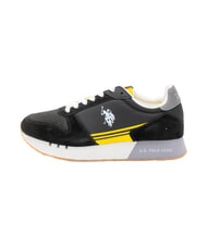 U.S. POLO ASSN. JAKE Zapatillas deportivas de piel mixta BLK - Zapatos Hombre - 5