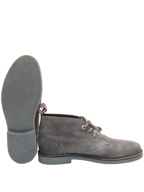 MUST Zapatos de piel de gamuza gris &eacute;bano - Zapatos Hombre