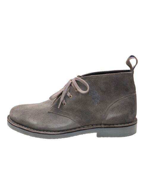MUST Zapatos de piel de gamuza gris &eacute;bano - Zapatos Hombre