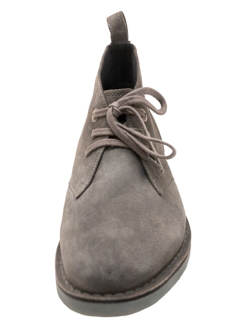 MUST Zapatos de piel de gamuza gris &eacute;bano - Zapatos Hombre