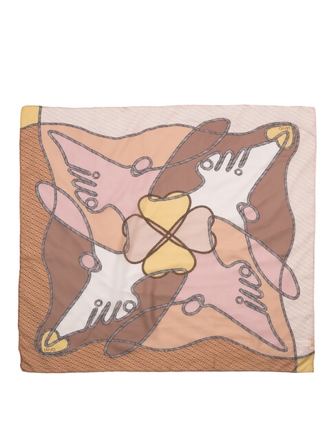 LOGO Bufanda estampada natural - Bufandas