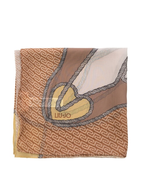 LOGO Bufanda estampada natural - Bufandas