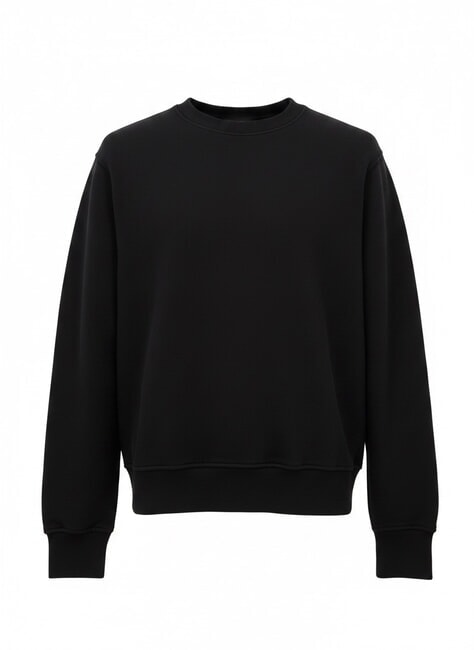 JERSEY Sudadera de algod&oacute;n negro - Sudaderas
