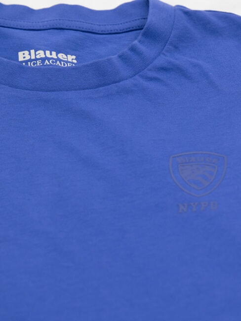 EUTAW Camiseta de algod&oacute;n clem&aacute;tide azul - camiseta