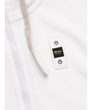BLAUER CARDINTON Sudadera con cremallera completa y capucha blanco &oacute;ptico - Sudaderas - 2