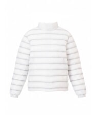 BLAUER SEWALL Chaqueta corta acolchada de plum&oacute;n, cuello alto Blanco &oacute;ptico interior gris 995 - Chaquetas de plumas para hombre - 3