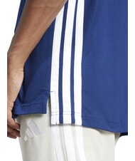 ADIDAS 3 STRIPES Camisa polo de manga corta azul - camisa polo - 3