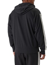 ADIDAS 3 STRIPES Sudadera con cremallera completa y capucha negro - Sudaderas - 2