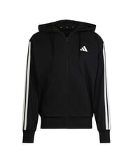 ADIDAS 3 STRIPES Sudadera con cremallera completa y capucha negro - Sudaderas - 3