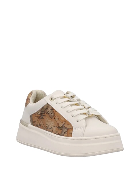 GEO Zapatillas deportivas con aplicaci&oacute;n de joyas blanco roto/beige geo - Zapatos Mujer