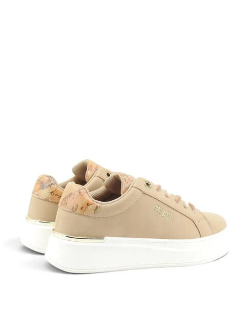 GEO Zapatillas con logo avellana/beige geom&eacute;trico - Zapatos Mujer