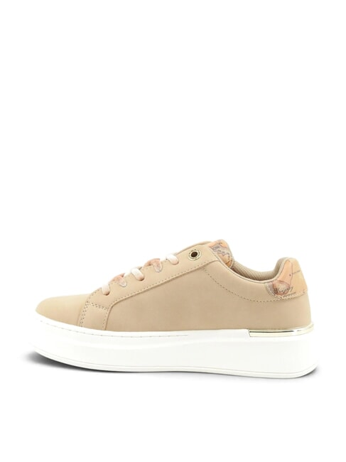 GEO Zapatillas con logo avellana/beige geom&eacute;trico - Zapatos Mujer
