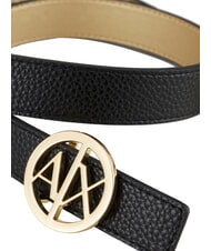ARMANI EXCHANGE A|X Cintur&oacute;n reversible bla / oro - Cinturones - 2