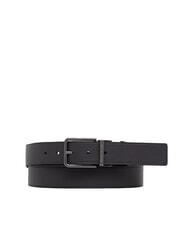 ARMANI EXCHANGE A|X LOGO ALL OVER Cintur&oacute;n reversible hierro negro/forjado - Cinturones - 2