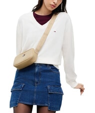 TOMMY HILFIGER TJW DAILY ELEVATED Bolso de hombro arcilla blanca - Bolsos Mujer - 2