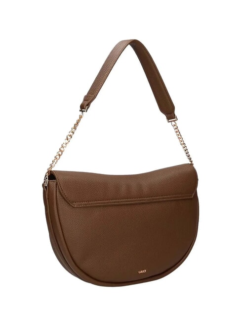 EVELYN Bolso de hombro con logo met&aacute;lico lodo - Bolsos Mujer