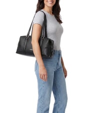 MICHAEL KORS TEDDI Bolso de hombro de piel negro - Bolsos Mujer - 2