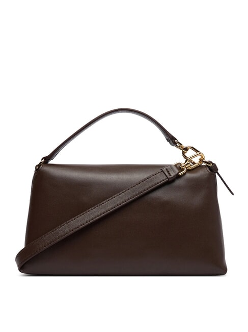 SFERA SOFT Bolso de piel con correa para el hombro. chocolate - Bolsos Mujer