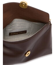 FURLA SFERA SOFT Bolso de piel con correa para el hombro. chocolate - Bolsos Mujer - 4