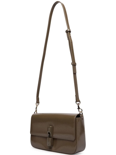 IRIDE Bolso de hombro gris lodoso - Bolsos Mujer