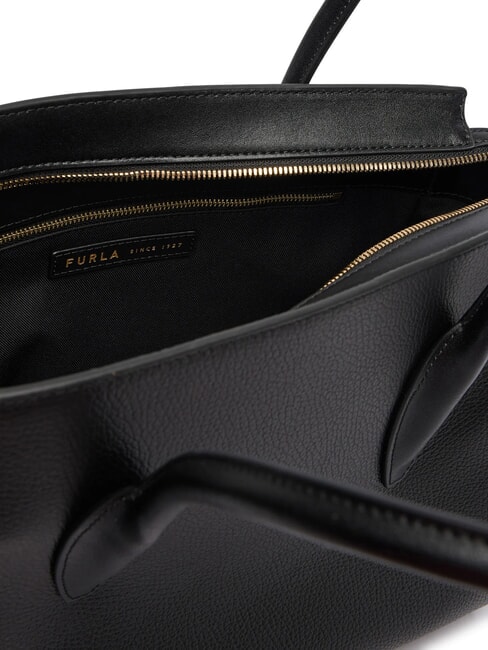 AMBRA Bolso de hombro de piel negro - Bolsos Mujer