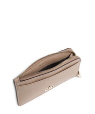 FURLA CAMELIA Monedero de cuero gris - Carteras Mujer - 3
