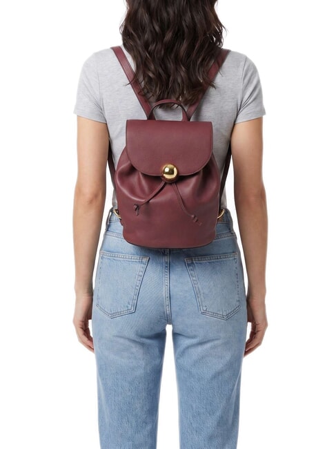 MOONLIGHT Mochila de cuero manzana roja - Bolsos Mujer