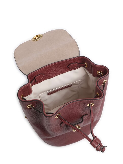 MOONLIGHT Mochila de cuero manzana roja - Bolsos Mujer