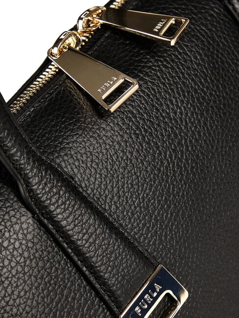 OLIVIA Comprador de cuero negro - Bolsos Mujer
