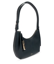 FURLA GOCCIA Bolso bandolera de piel martillada bosque oscuro - Bolsos Mujer - 3