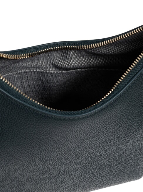 GOCCIA Bolso bandolera de piel martillada bosque oscuro - Bolsos Mujer
