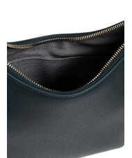 FURLA GOCCIA Bolso bandolera de piel martillada bosque oscuro - Bolsos Mujer - 5