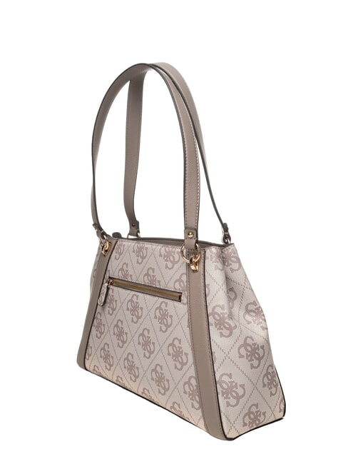 KARNILLA Bolso de hombro logotipo de color topo oscuro - Bolsos Mujer