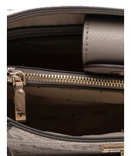 GUESS KARNILLA Bolso de hombro logotipo de color topo oscuro - Bolsos Mujer - 4