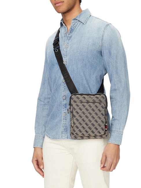 BOSTON II Bolso de hombro arena/azul - Bandoleras Hombre