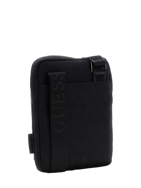BOSTON Bolsa plana negro oscuro - Bandoleras Hombre
