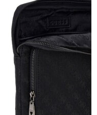 GUESS BOSTON Bolsa plana negro oscuro - Bandoleras Hombre - 4