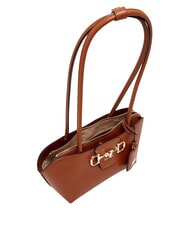 GUESS JANIE Bolso de hombro COGNAC - Bolsos Mujer - 4