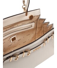 GUESS DOVIE Bolso de mano con correa para el hombro. OFFWHITE - Bolsos Mujer - 5