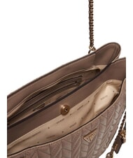 GUESS CHERYL 2 Bolso de hombro marr&oacute;n oscuro - Bolsos Mujer - 4