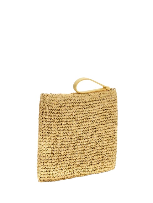 RAFFIA Bolso arena desnuda - Bolsos Mujer