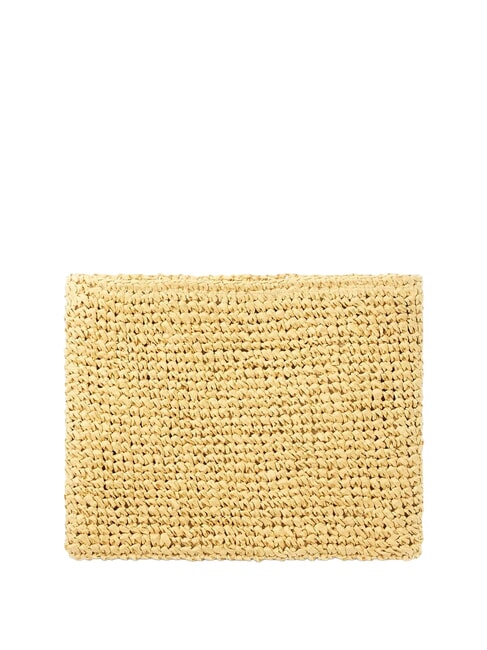 RAFFIA Bolso arena desnuda - Bolsos Mujer