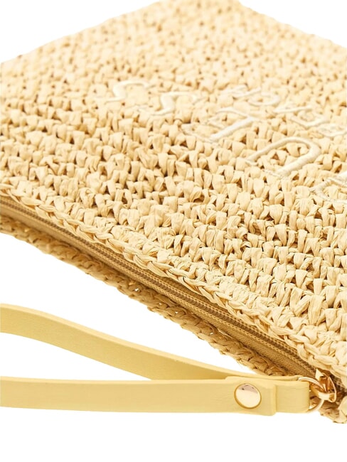 RAFFIA Bolso arena desnuda - Bolsos Mujer