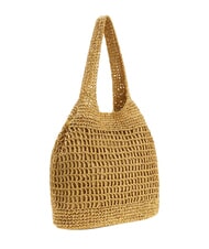 GUESS RAFFIA Bolso de playa de hombro arena desnuda - Bolsos Mujer - 2