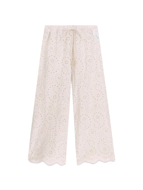 CELESTE Pantalones Sangallo perla p&aacute;lida - Pantalones de mujer
