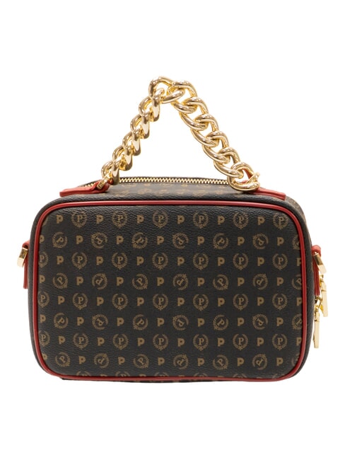 HERITAGE Bolso con bolsillos laca negra - Bolsos Mujer